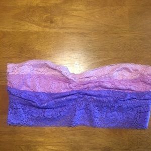 NWT Victoria’s secrets pink bandeau bra